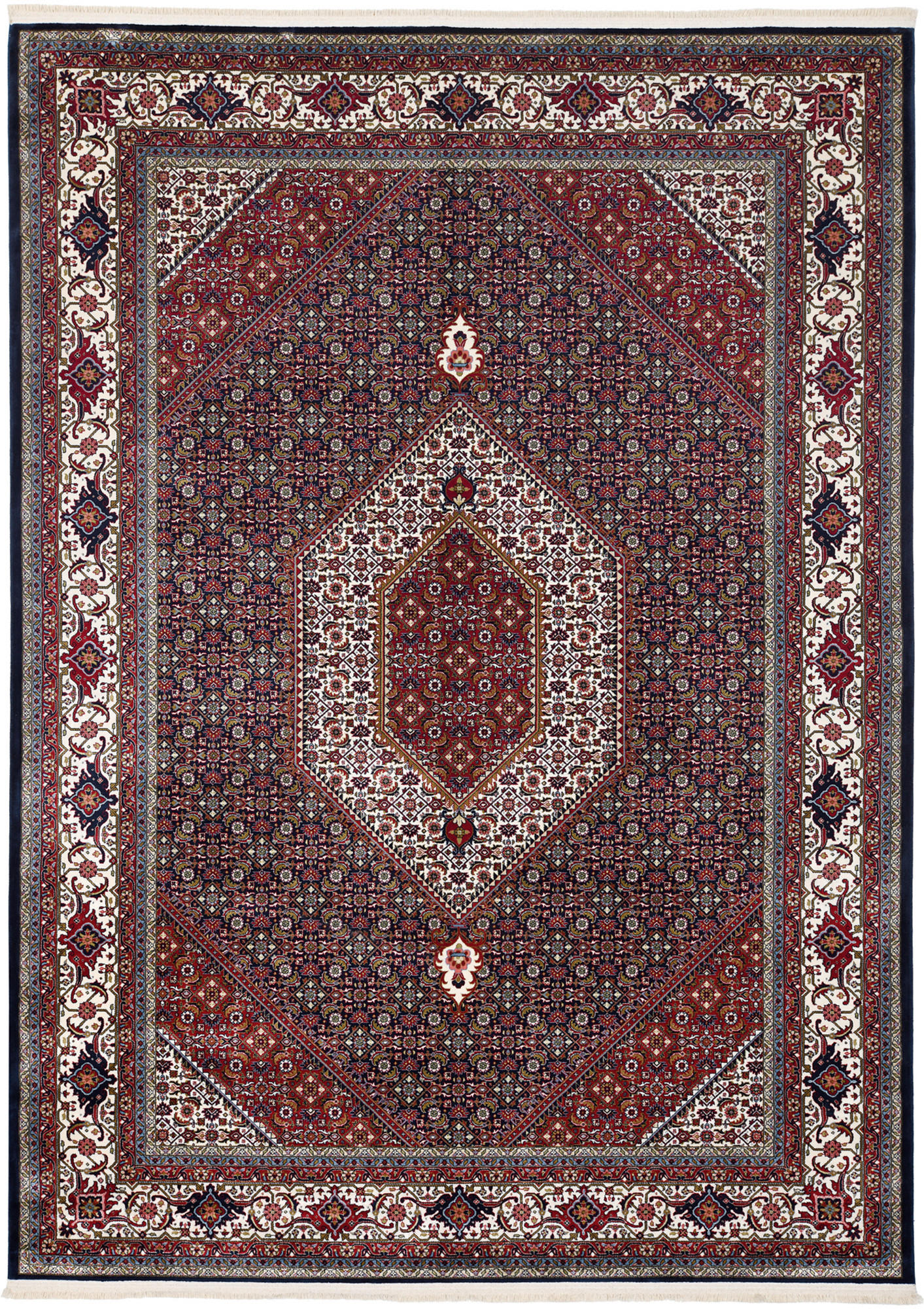 WEBTEPPICH 67/130 cm Mithras Bidjar Blau  - Blau, LIFESTYLE, Textil (67/130cm) - Novel