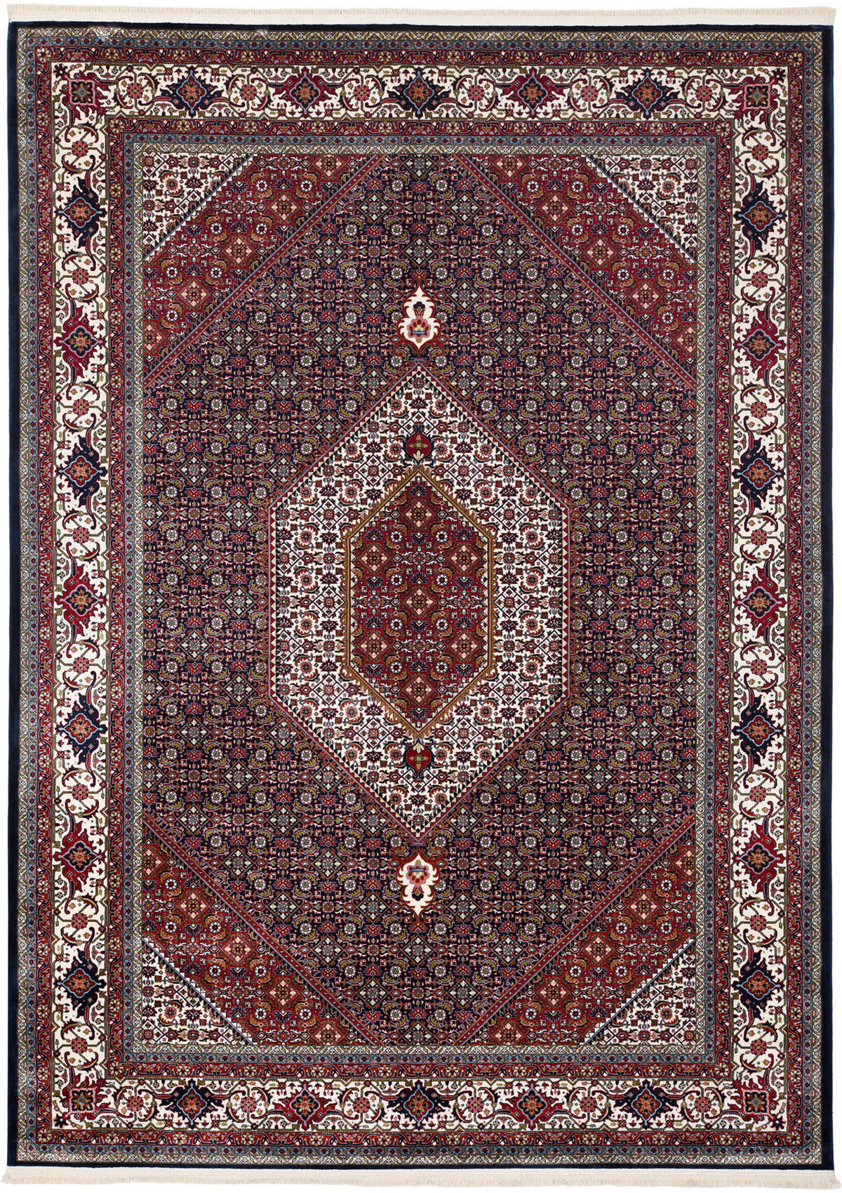 WEBTEPPICH 67/130 cm Mithras Bidjar Blau  - Blau, LIFESTYLE, Textil (67/130cm) - Novel