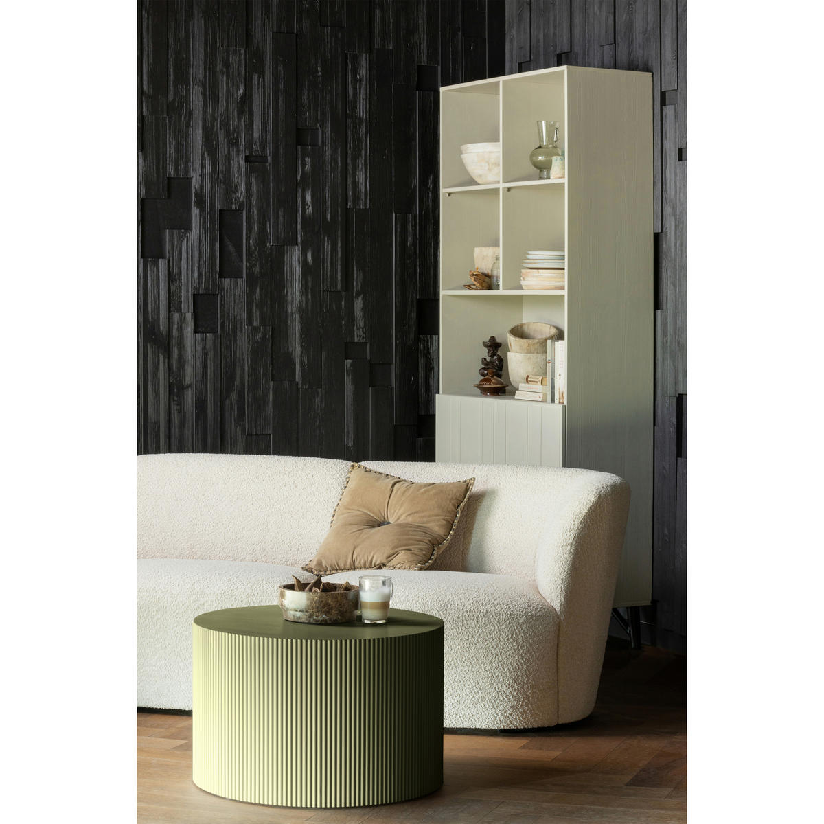 BEISTELLTISCH in Holzwerkstoff 60/60/40 cm  - Dunkelgrün, Design, Holzwerkstoff (60/60/40cm) - Livetastic