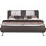 POLSTERBETT 140/200 cm in Braun - Silberfarben/Braun, Design, Textil/Metall (140/200cm) - Carryhome POLSTERBETT 140/200 cm in Braun - Silberfarben/Braun, Design, Textil/Metall (140/200cm) - Carryhome