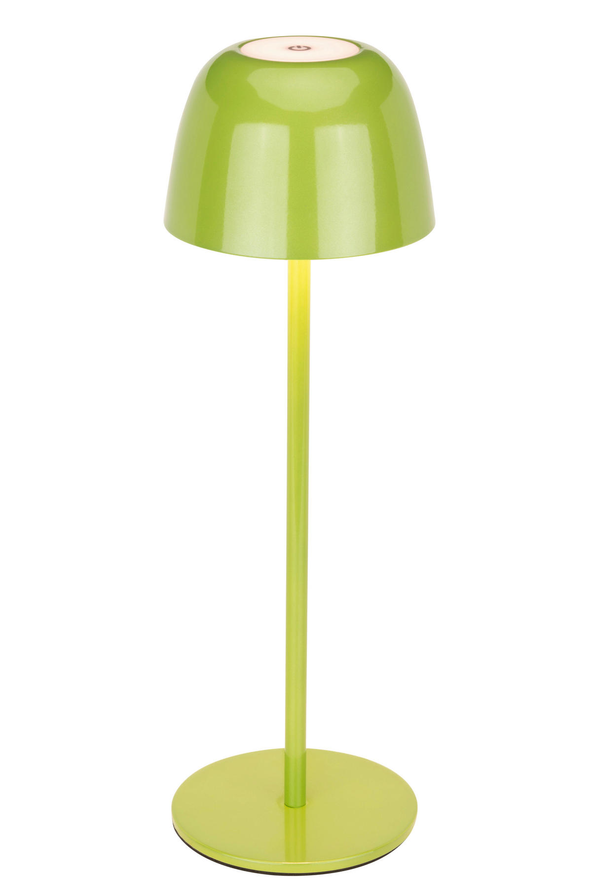 NABÍJATEĽNÁ STOLNÁ LAMPA 11/34,6 cm - zelená, Trend, kov (11/34,6cm) - Novel