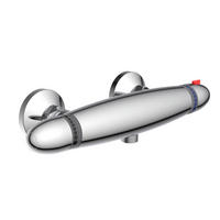 DUSCHARMATUR  - Chromfarben, Design, Metall (31/10/7cm) - Schütte