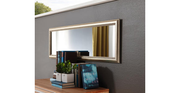 WANDSPIEGEL 38,4/126,4/2,4 cm    in rechteckig  - Silberfarben/Bronzefarben, LIFESTYLE, Holz (38,4/126,4/2,4cm) - Landscape