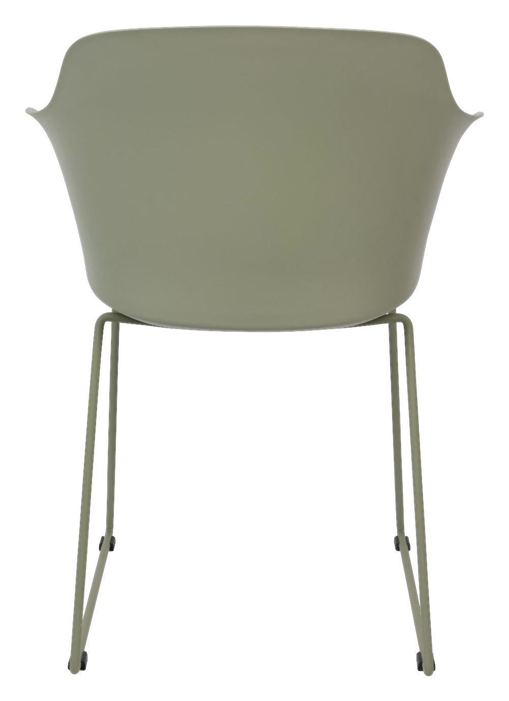 ARMLEHNSTUHL  in softmatt  - Grün, Trend, Kunststoff/Metall (58/81,5/54cm) - Livetastic
