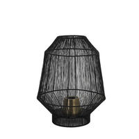 TISCHLEUCHTE 30/38 cm   - Schwarz, Trend, Metall (30/38cm) - Light & Living