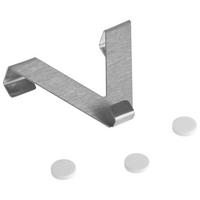 ŘASÍCÍ HÁČEK - barvy stříbra, Basics, kov (9,5/7/2cm) - Novel