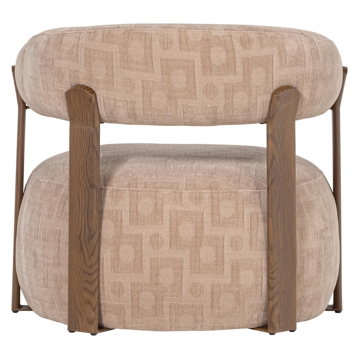 SESSEL in Webstoff Sandfarben  - Sandfarben/Schwarz, MODERN, Holz/Kunststoff (82/78/73cm) - Livetastic