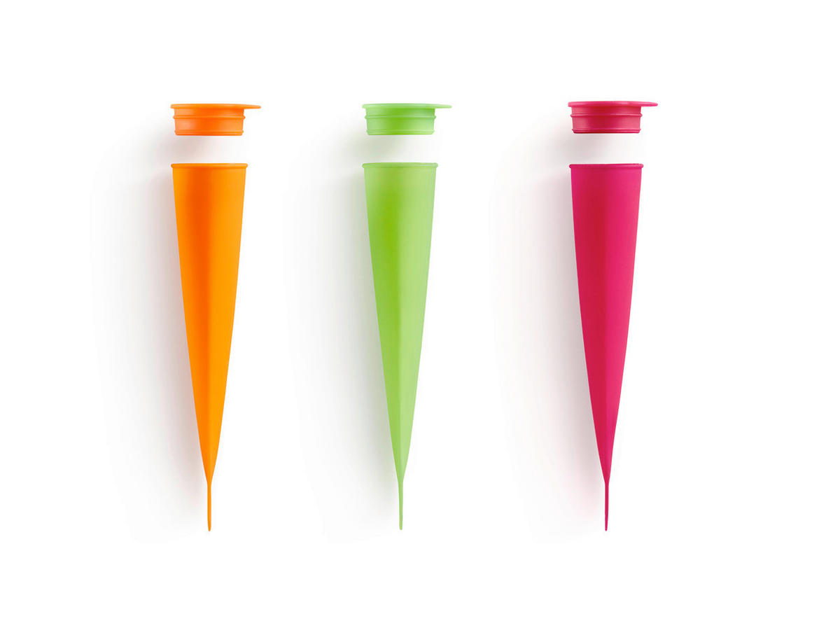 STIELEISFORMER 3-teilig  - Multicolor, Basics, Kunststoff (20.2/4.8/4cm) - LEKUE