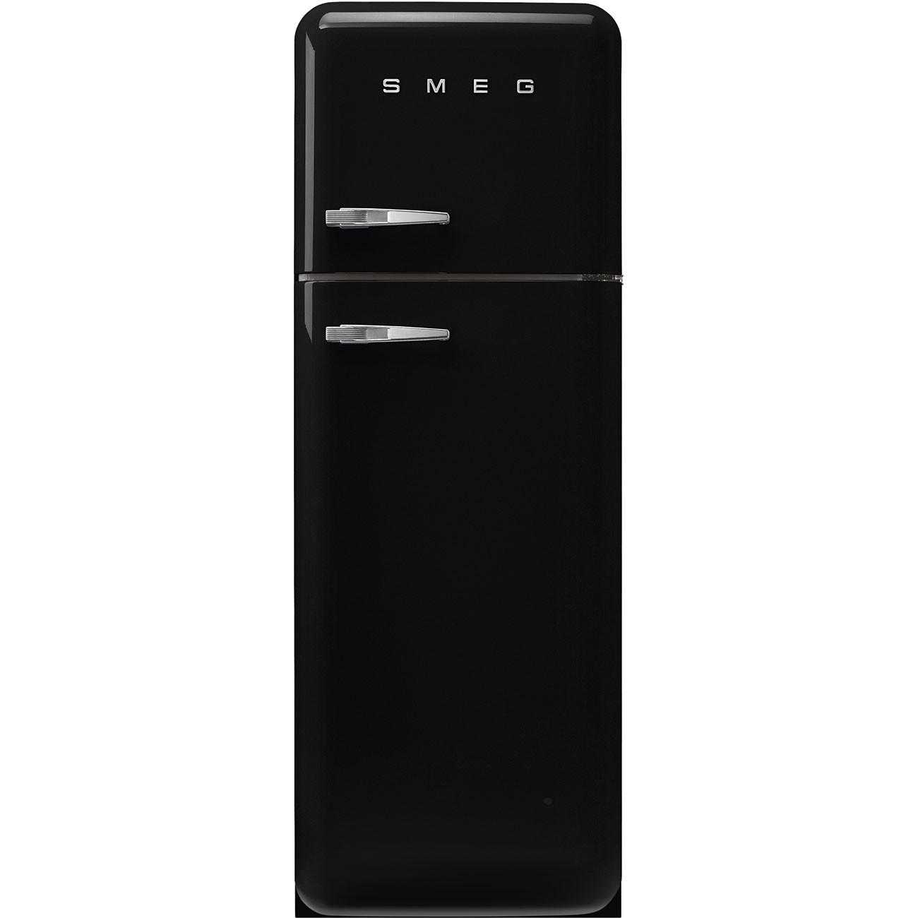 Smeg Kühl-Gefrier-Kombination 50'S Style Schwarz 60x172x72.8 cm