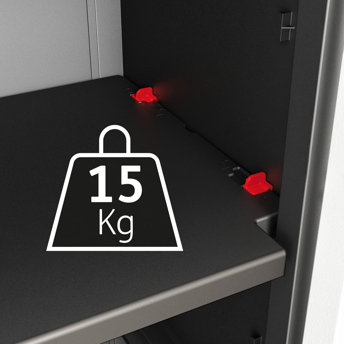 GERÄTESCHRANK 65/97/45 cm  - Schwarz, Design, Kunststoff (65/97/45cm) - Keter