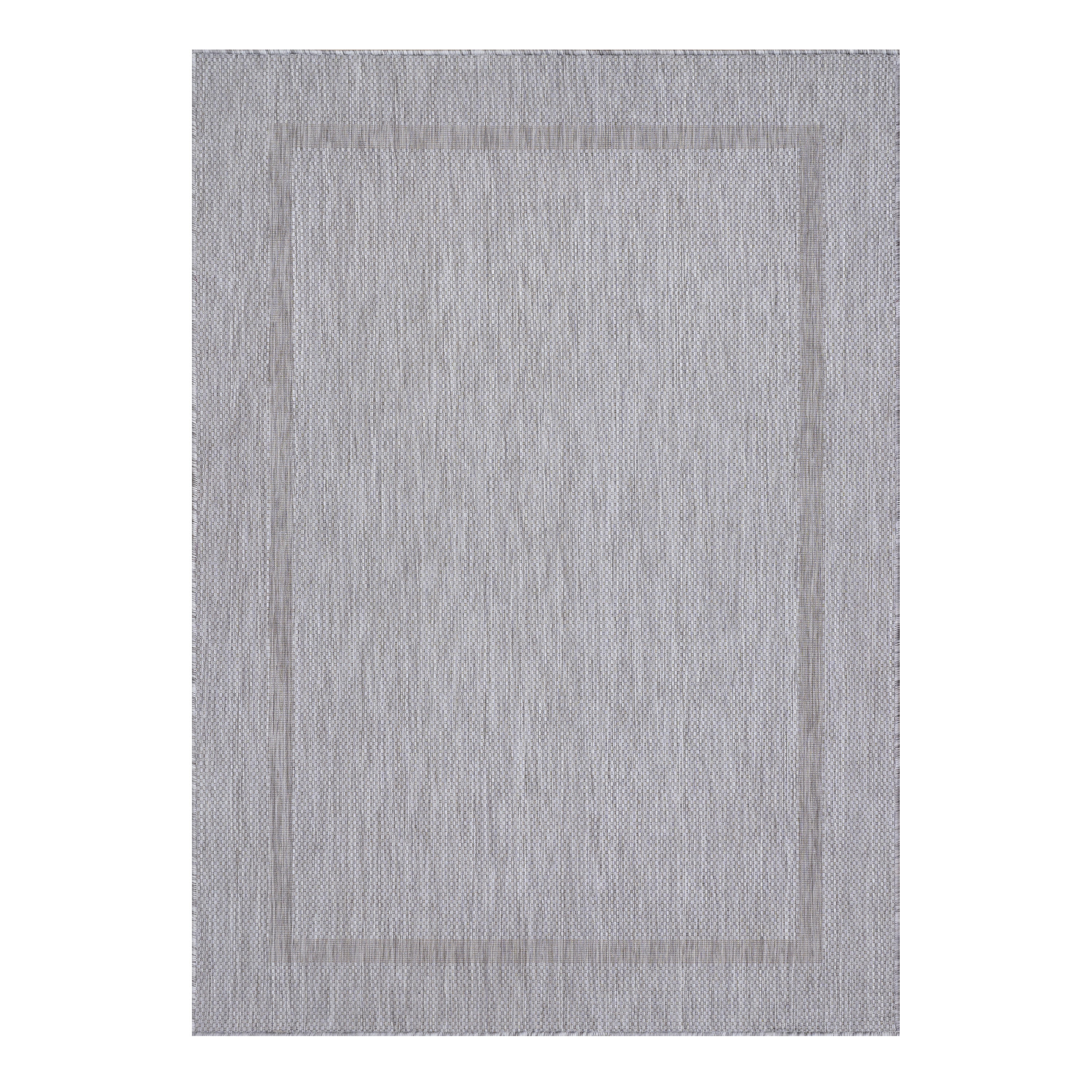 FLACHWEBETEPPICH 120/170 cm Relax  - Silberfarben, Basics, Textil (120/170cm) - Novel