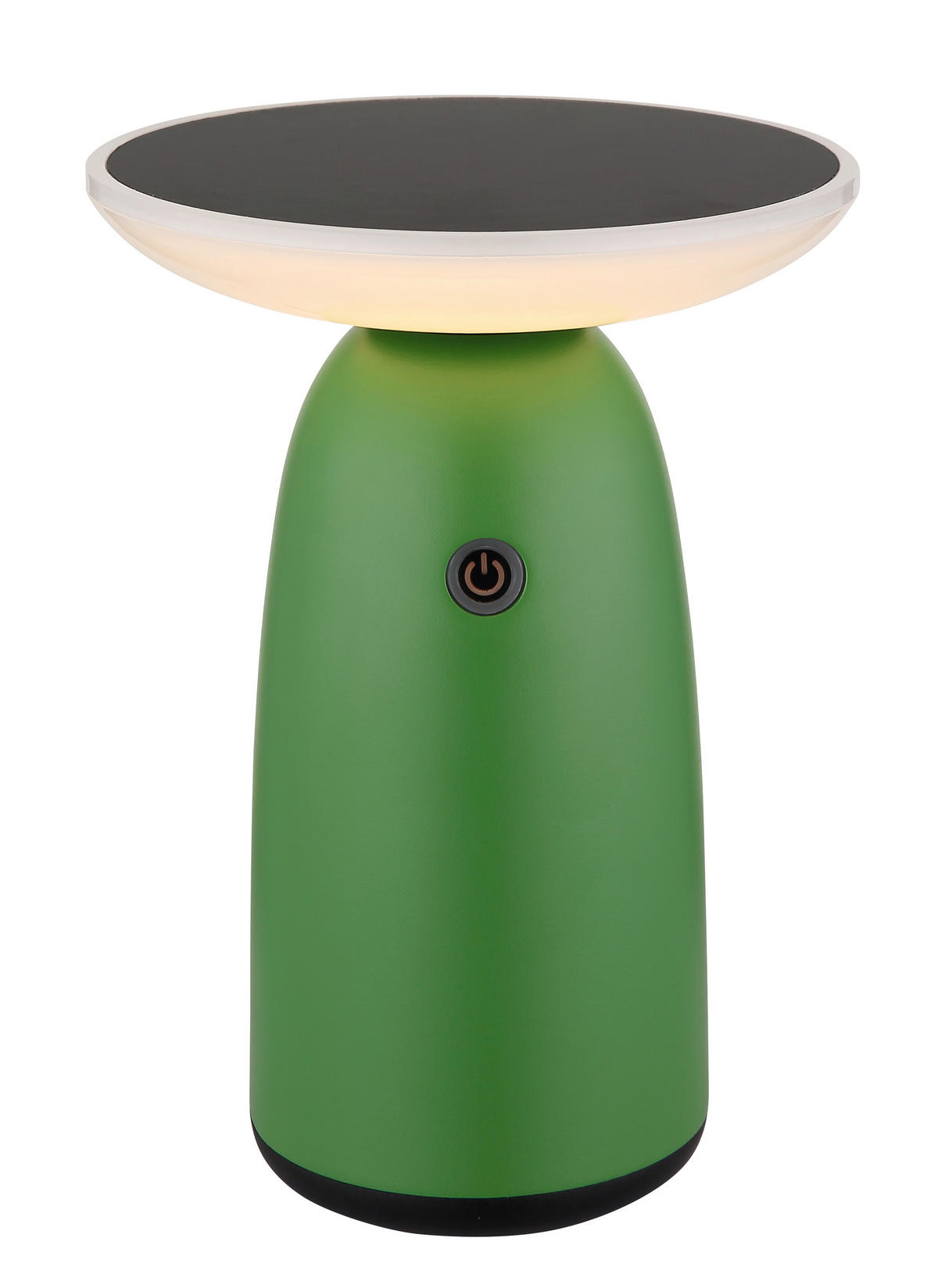 SOLARLEUCHTE  - Opal/Schwarz, Design, Kunststoff/Metall (16/22,5cm) - Globo