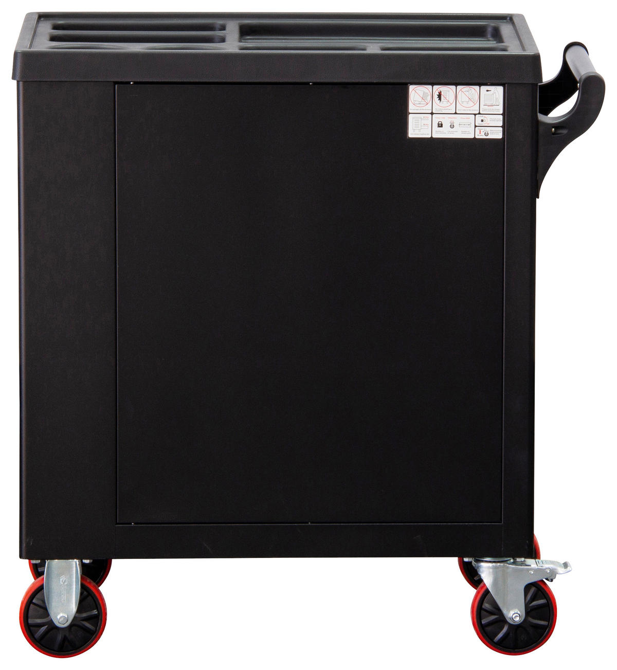 Werkstattwagen  - Rot/Schwarz, Basics (76/89,5/46cm)