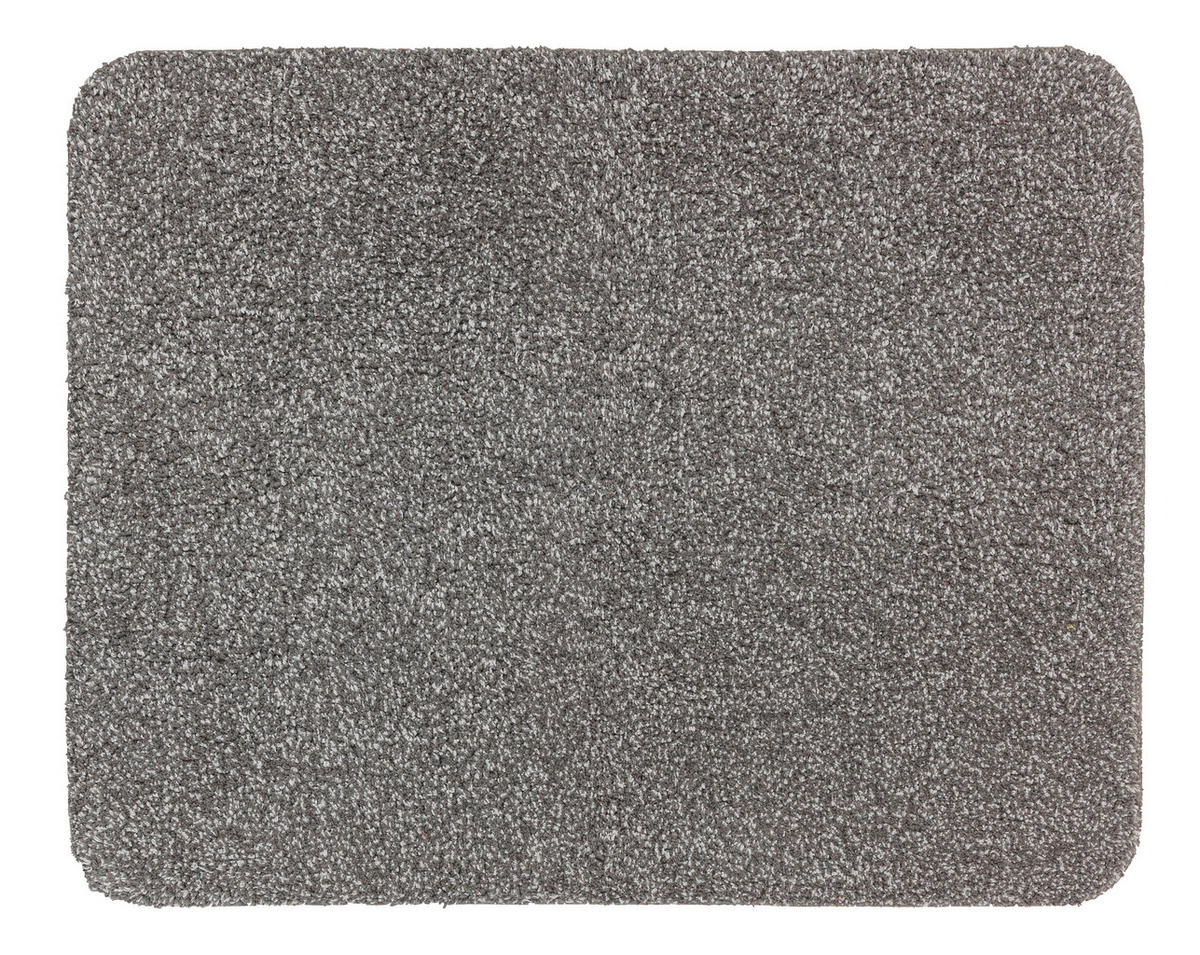 FUßMATTE  60/75 cm  Grau  - Grau, Basics, Kunststoff/Textil (60/75cm) - Esposa