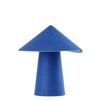 LED-TISCHLEUCHTE 23,5/25,5 cm  - Blau, Basics, Textil (23,5/25,5cm) - Osram