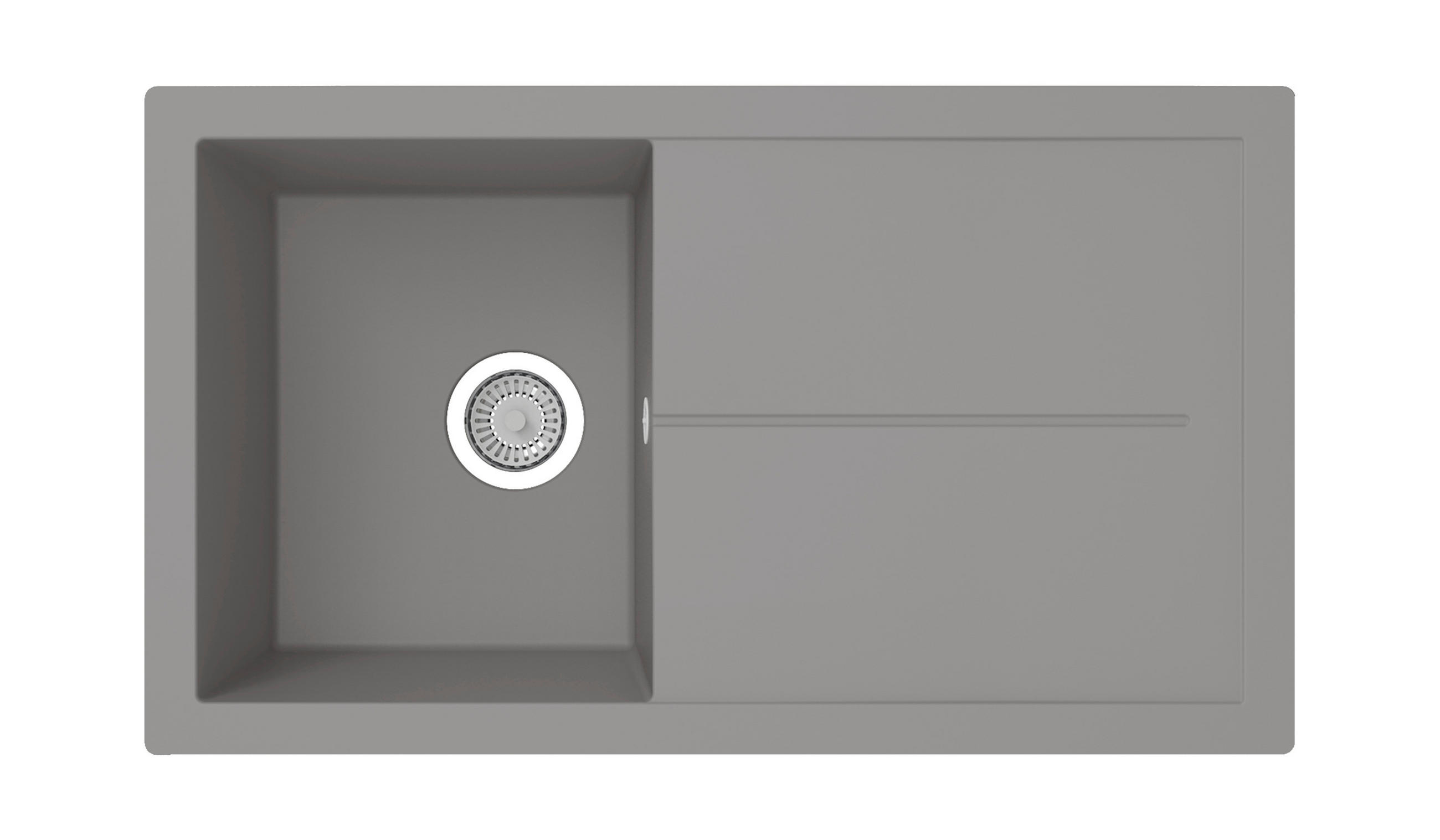 Spüle Cleveland Grau 86x21,4 cm