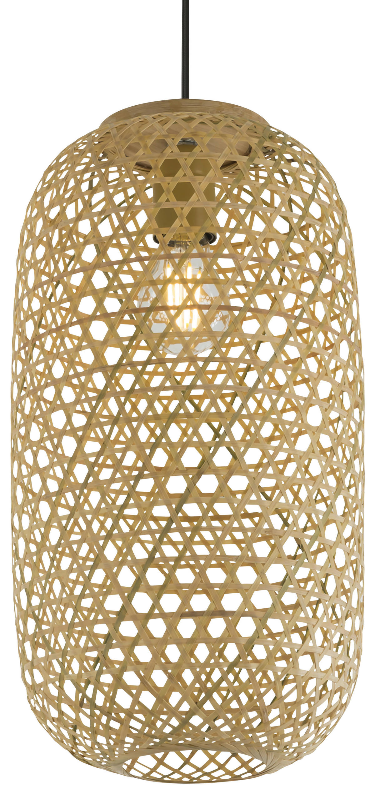 ZÁVĚSNÉ SVÍTIDLO, 31/135 cm  - přírodní barvy, Design, kov/plast (31/135cm) - Novel