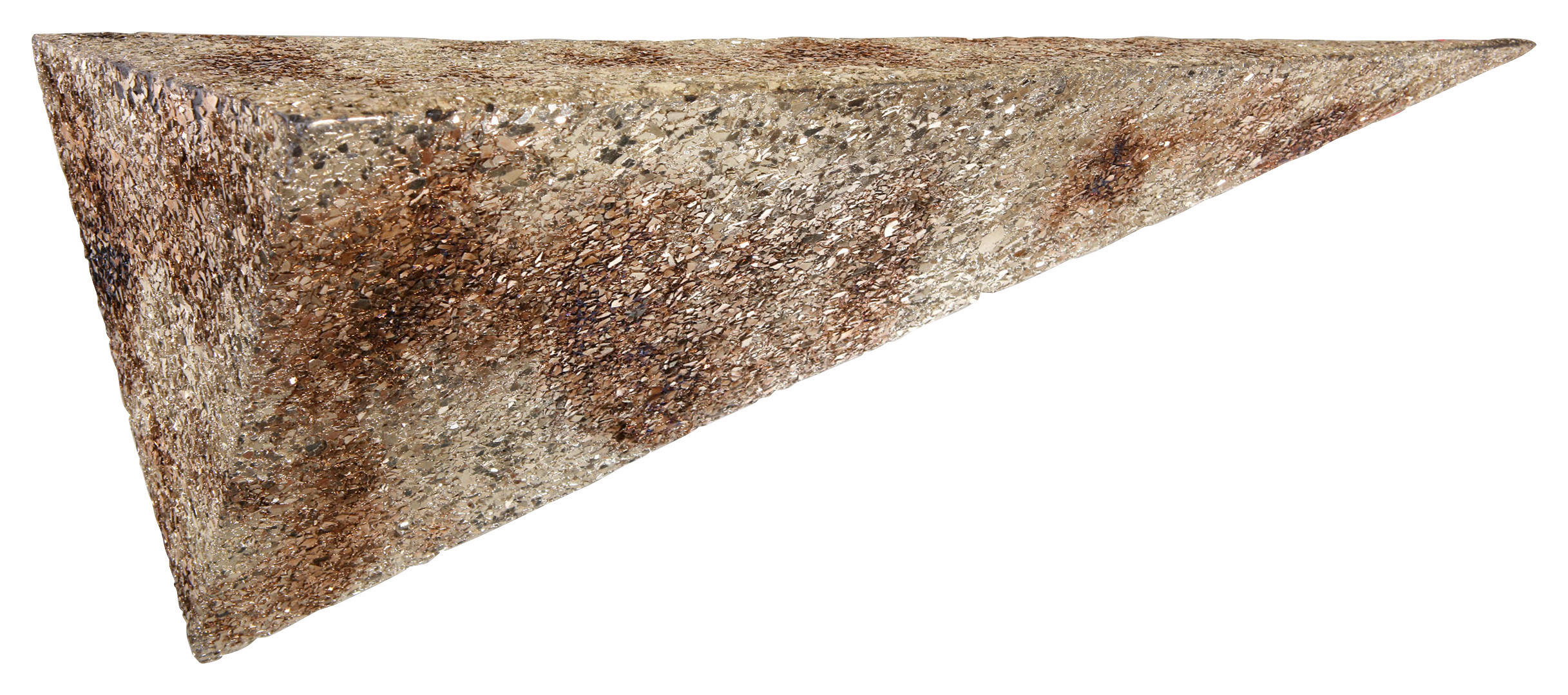 WANDREGAL  - Goldfarben, LIFESTYLE, Glas/Metall (59/23/23cm) - Landscape