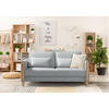 SCHLAFSOFA in Cord Buchefarben, Hellgrau  - Buchefarben/Hellgrau, Design, Holz/Textil (174/88/104cm) - Niels Andersson