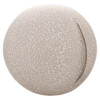 SITZBALL Leoprint  - Beige, Design, Textil (65/65/65cm) - Stylife