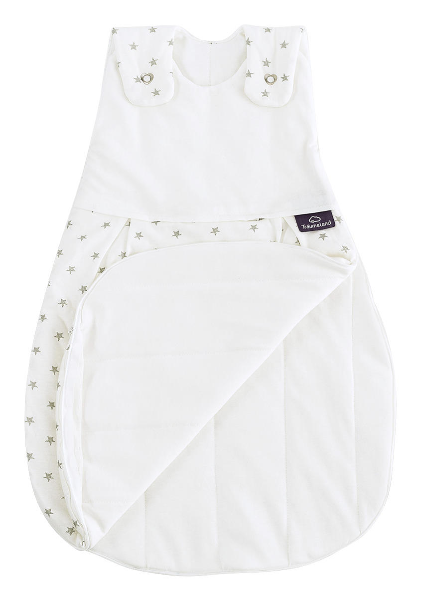 SET SPALNE VREČE ZA DOJENČKE  LIEBMICH   - siva/bela, Basics, tekstil (76cm) - Träumeland