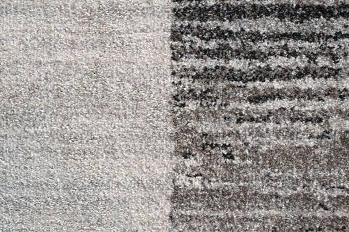 WEBTEPPICH 67/140 cm Sorrent Grau, Silberfarben, Dunkelgrau  - Dunkelgrau/Silberfarben, Design, Textil (67/140cm) - Novel