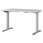 SCHREIBTISCH höhenverstellbar, in verschiedenen Holz-Dekoren erhältlich  - Silberfarben/Hellgrau, MODERN, Holzwerkstoff/Metall (120/80/72-118cm) - Novel