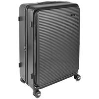 REISEKOFFER Schwarz  - Schwarz, Design, Kunststoff/Textil (50/76/31cm) - Novel