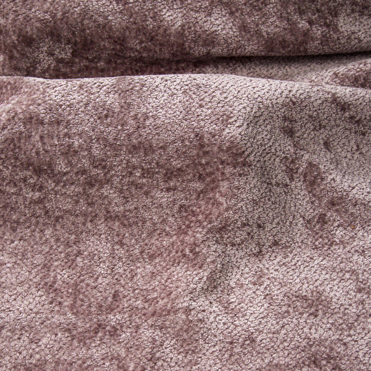 BIGSOFA Chenille Rosa  - Schwarz/Rosa, KONVENTIONELL, Kunststoff/Textil (266/89/104cm) - Carryhome