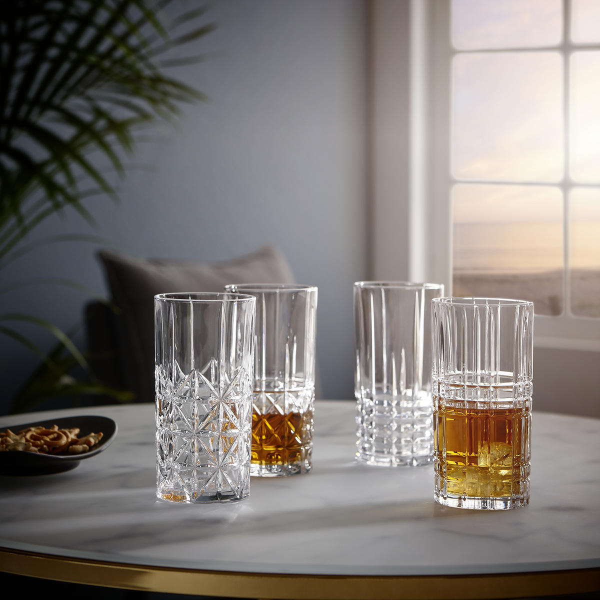 GLÄSERSET HIGHLAND  4-teilig  - Klar, KONVENTIONELL, Glas (445ml) - Nachtmann