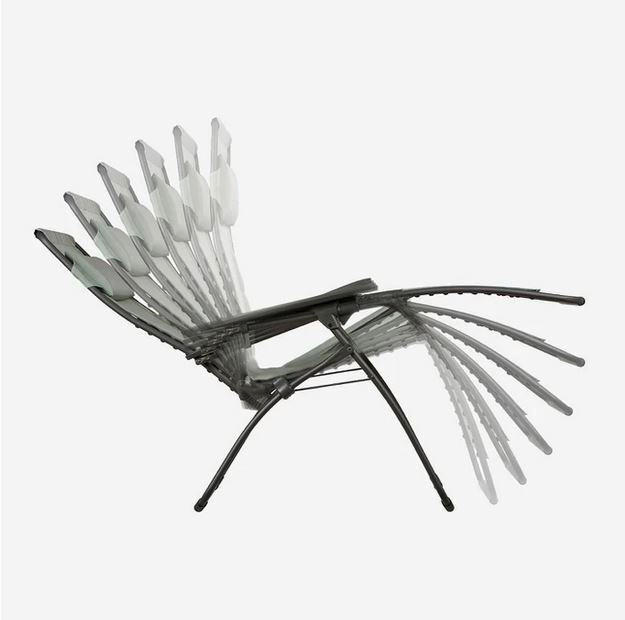 GARTEN-RELAXSESSEL Stahl  - Anthrazit/Beige, Basics, Textil/Metall (67/114/88cm) - Lafuma Mobilier