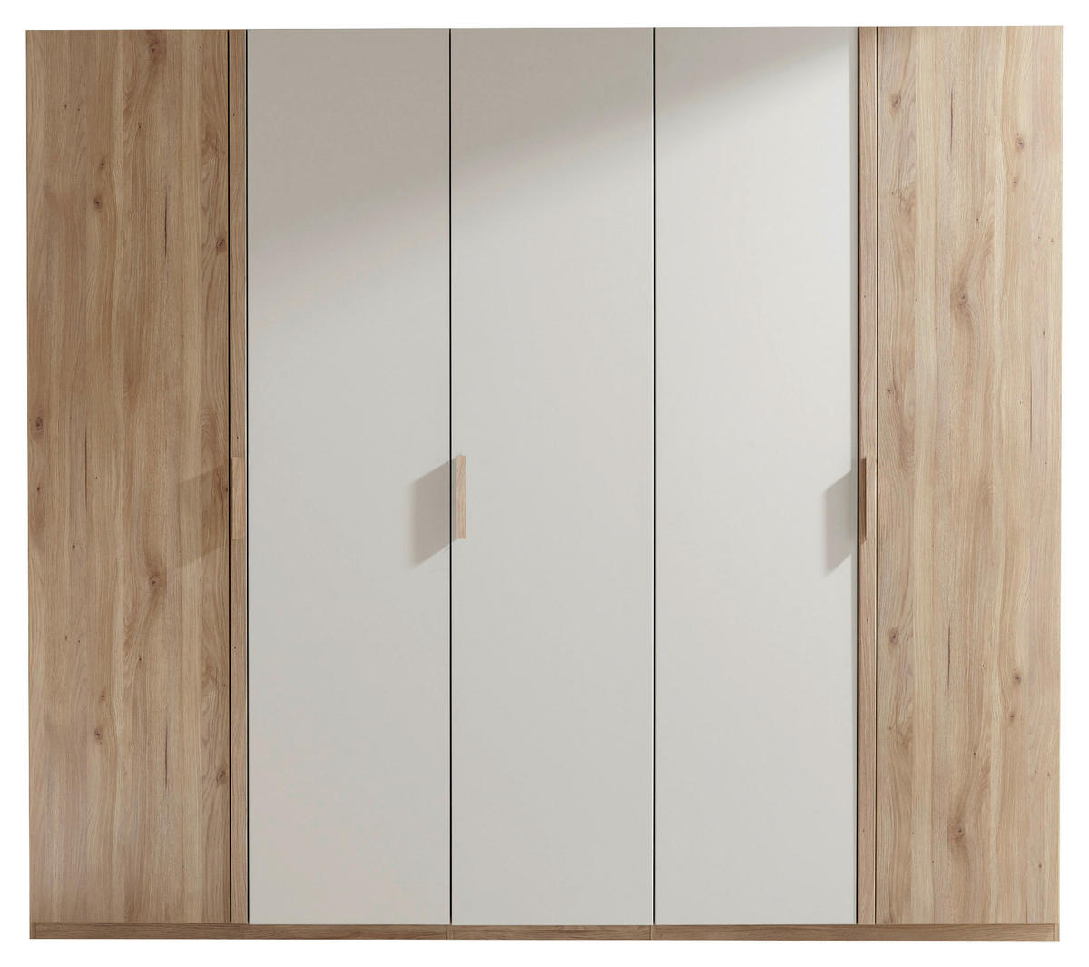 DREHTÜRENSCHRANK in Eichefarben, Kaschmir  - Kaschmir/Eichefarben, Konventionell, Holz/Holzwerkstoff (250/225,5/60cm) - Xora