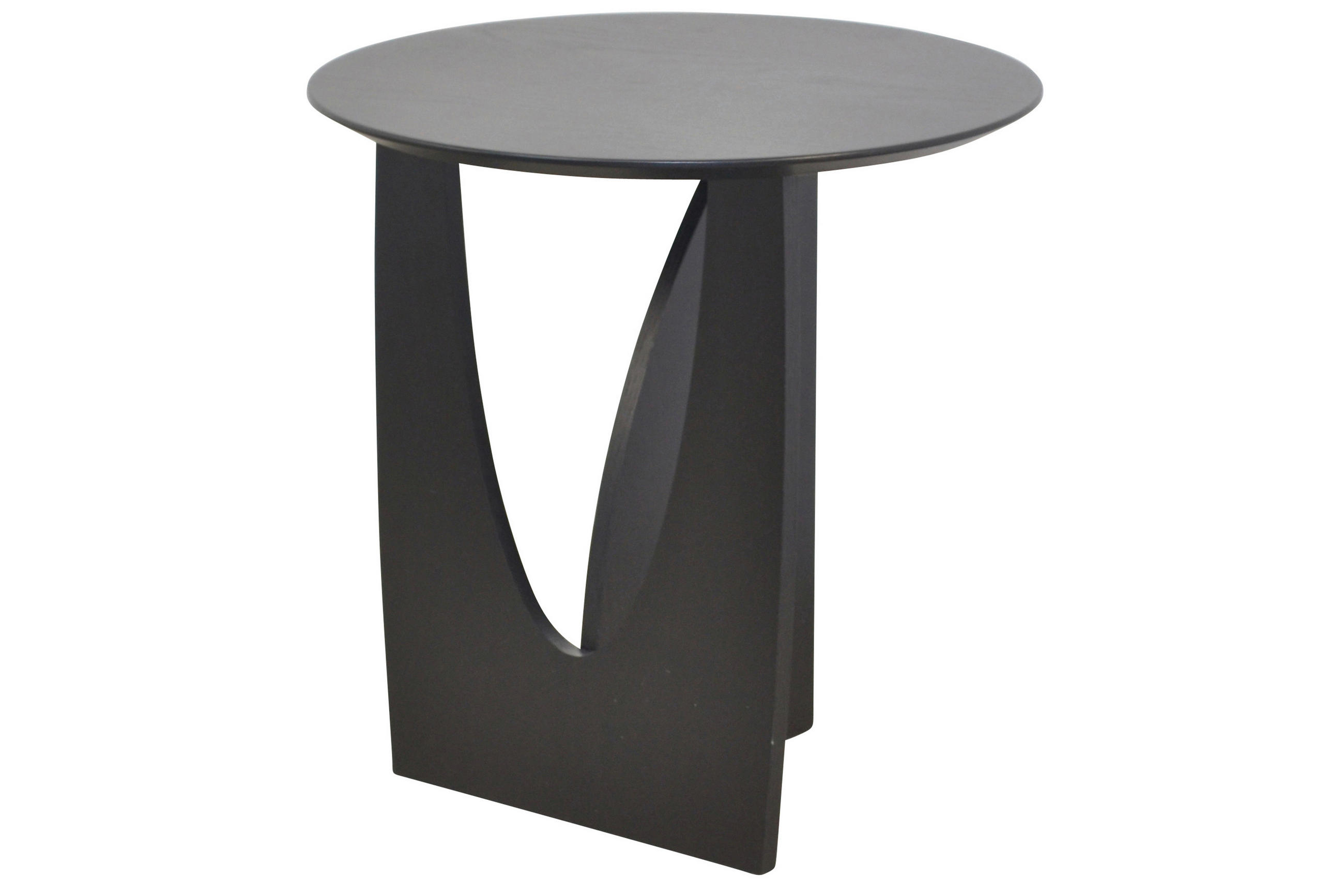 BEISTELLTISCH 50/50/51 cm Schwarz rund  - Schwarz, Design, Holzwerkstoff (50/50/51cm) - MID.YOU