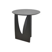 BEISTELLTISCH 50/50/51 cm Schwarz rund  - Schwarz, Design, Holzwerkstoff (50/50/51cm) - MID.YOU