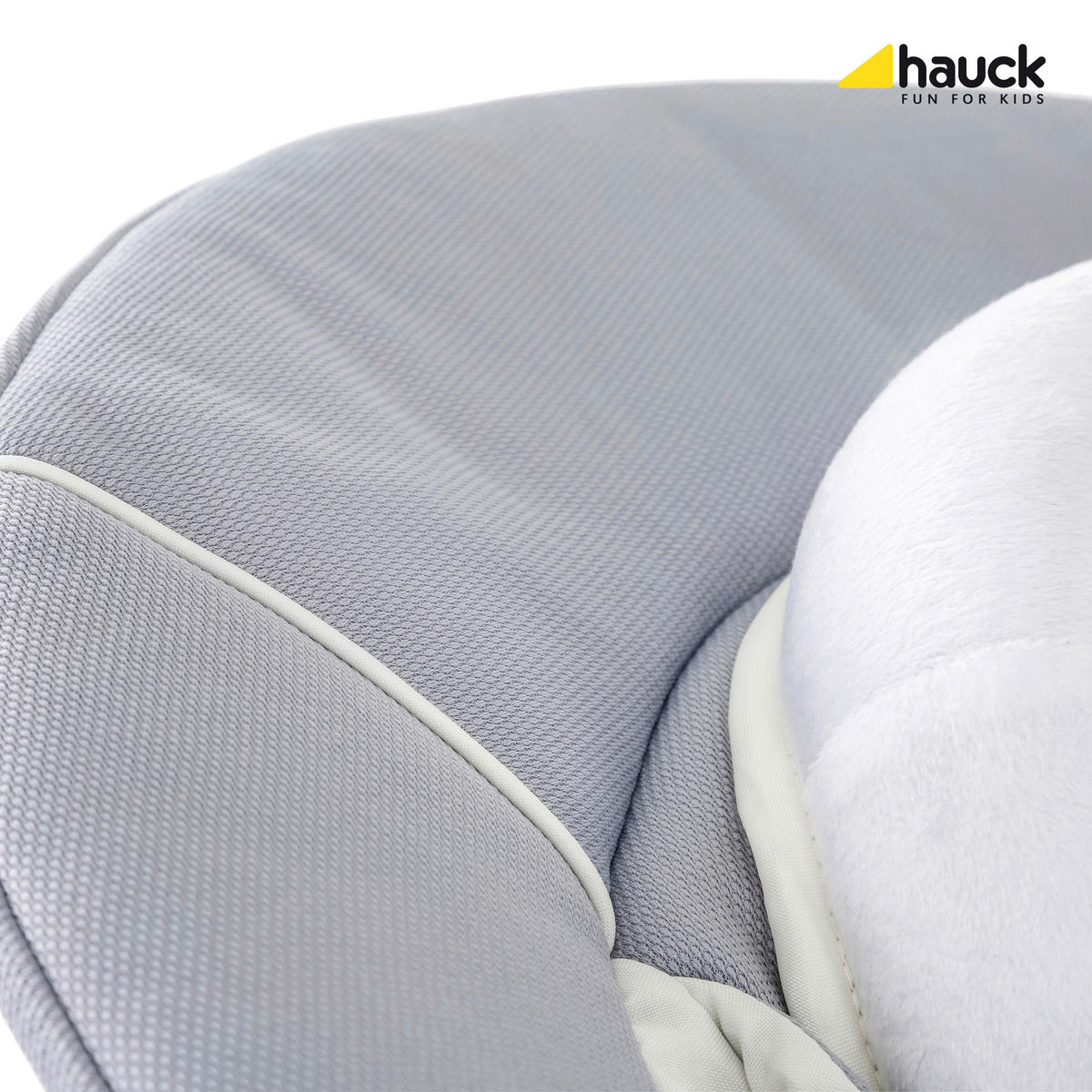 WIPPE ALPHA BOUNCER  - Weiß/Grau, KONVENTIONELL, Textil (66/49/45cm) - Hauck
