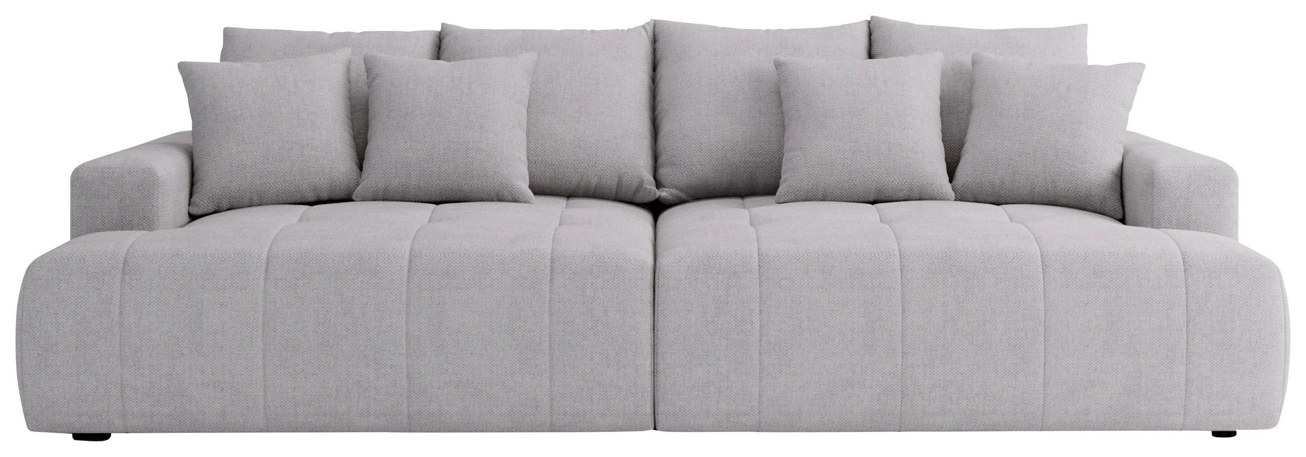 Livetastic Bigsofa Adele Hellgrau 270x85x136 cm