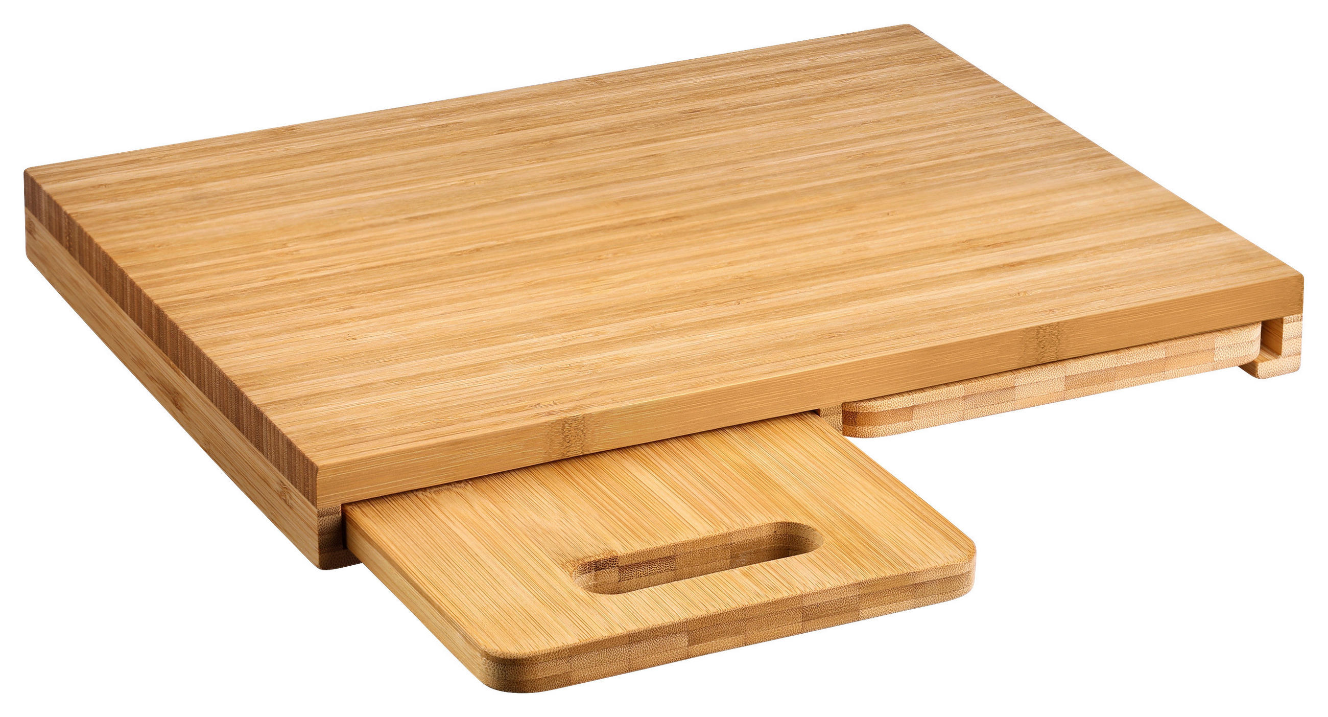 SCHNEIDEBRETT-SET Naturmaterialien  - Braun, Basics, Naturmaterialien (39.2/30/3.8cm) - Kesper