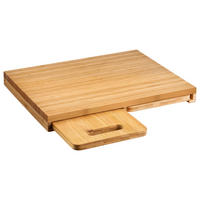 SCHNEIDEBRETT-SET Naturmaterialien  - Braun, Basics, Naturmaterialien (39.2/30/3.8cm) - Kesper