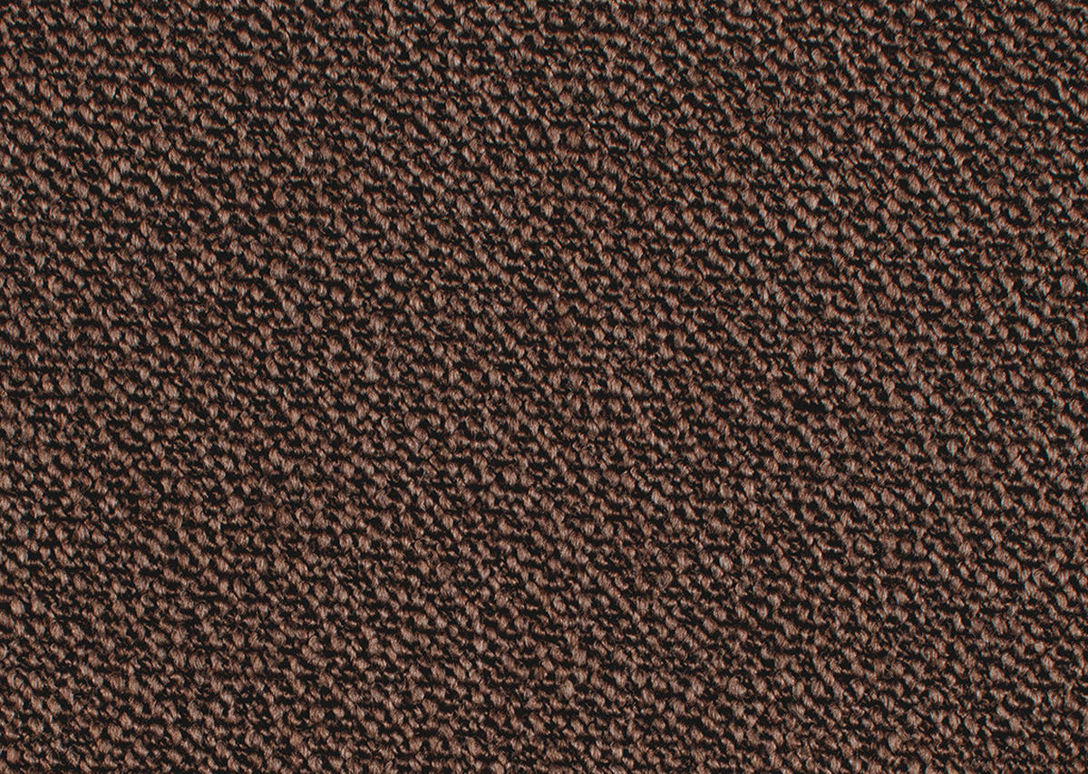 ECKSOFA in Flachgewebe Braun  132/240 cm  - Chromfarben/Braun, Design, Holz/Textil (132/240cm) - Koinor
