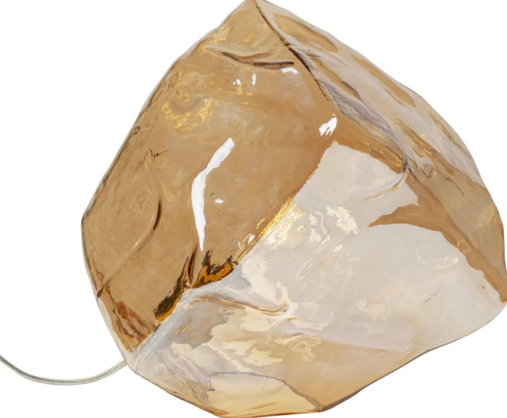 TISCHLEUCHTE 30/30/30 cm   - Goldfarben, LIFESTYLE, Glas/Metall (30/30/30cm) - Kare-Design