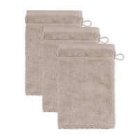 WASCHHANDSCHUHSET FROTTANA PEARL Beige 3-teilig  - Beige, Basics, Textil (15/20cm) - Moeve