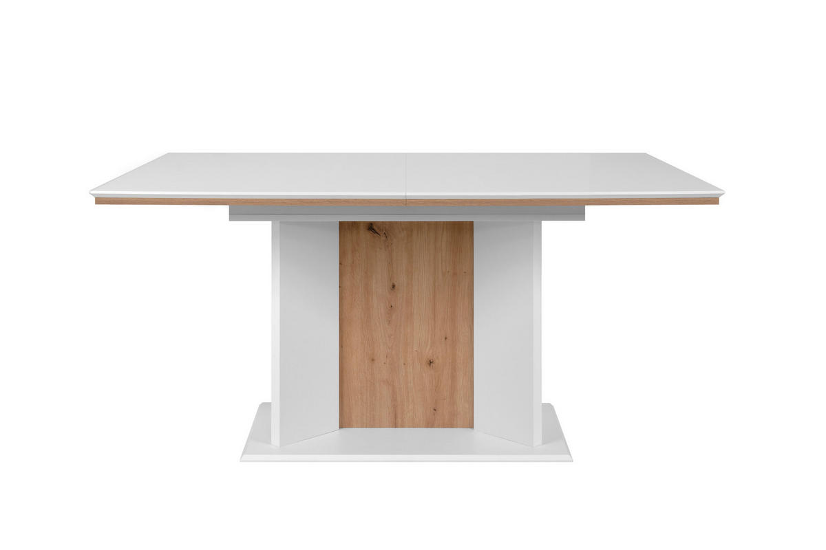 ESSTISCH in Holzwerkstoff 160/90/76 cm  - Weiss/Eiche Artisan, Modern, Holzwerkstoff (160/90/76cm) - MID.YOU