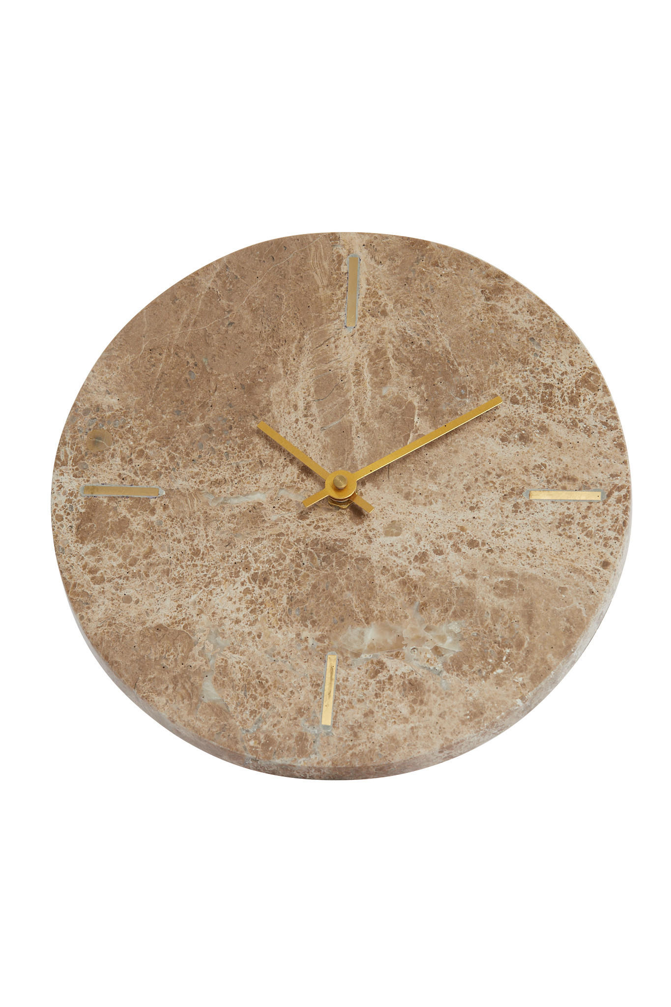 Light & Living Tischuhr Moreno Braun 17x18x20 cm