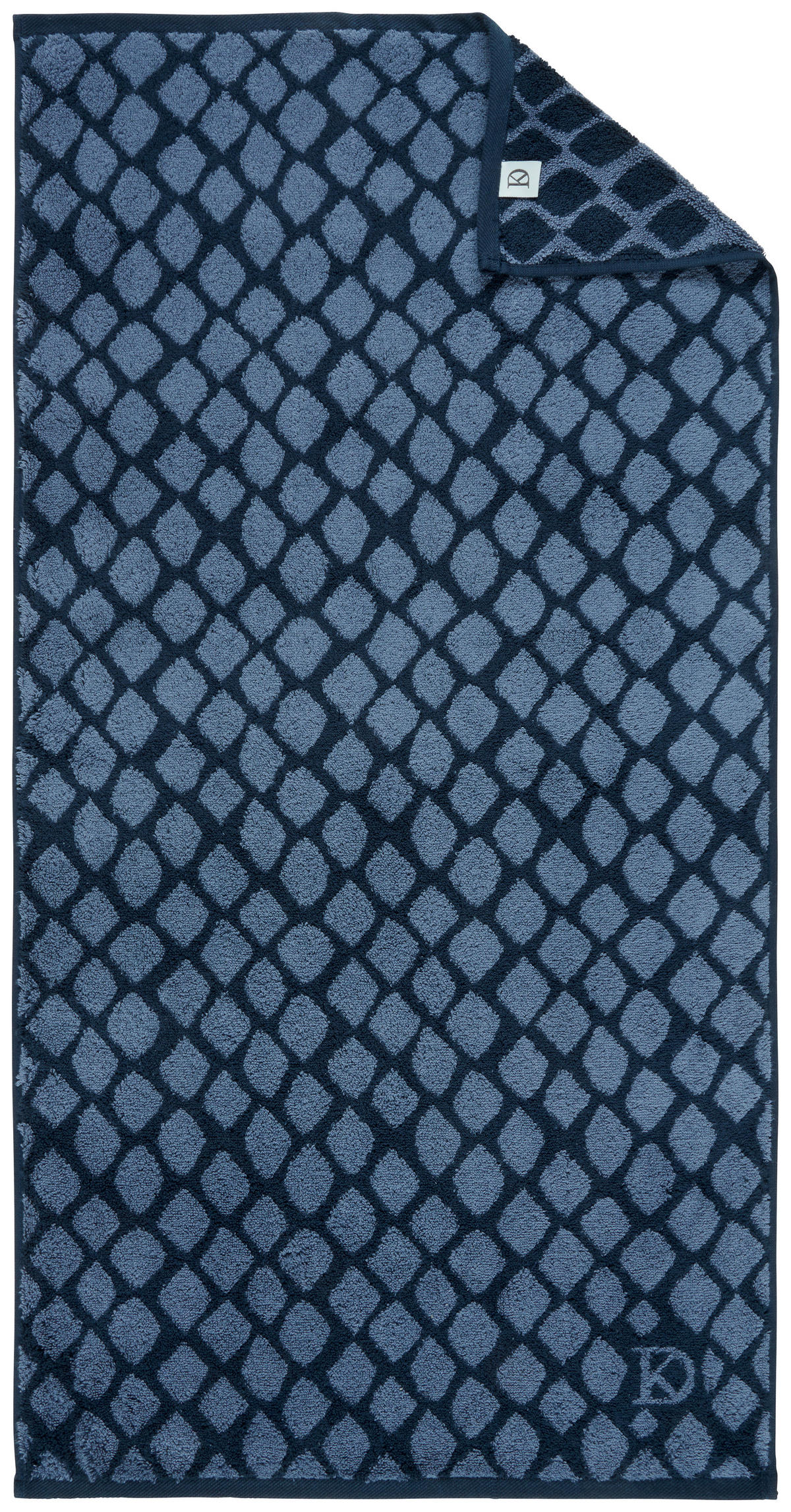 DUSCHTUCH SNAKO 70/140 cm  - Blau/Dunkelblau, Design, Textil (70/140cm) - Dieter Knoll