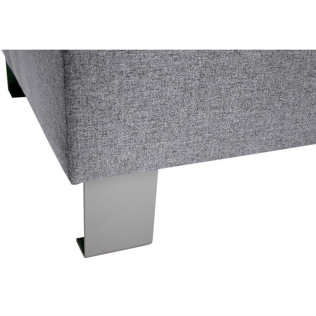 Thumbnail - Xora Hocker, Hellgrau, Textil, quadratisch, 62x41x62 cm, Stoffauswahl, erweiterbar (Typenauswahl), Wohnzimmer, Hocker, S...
