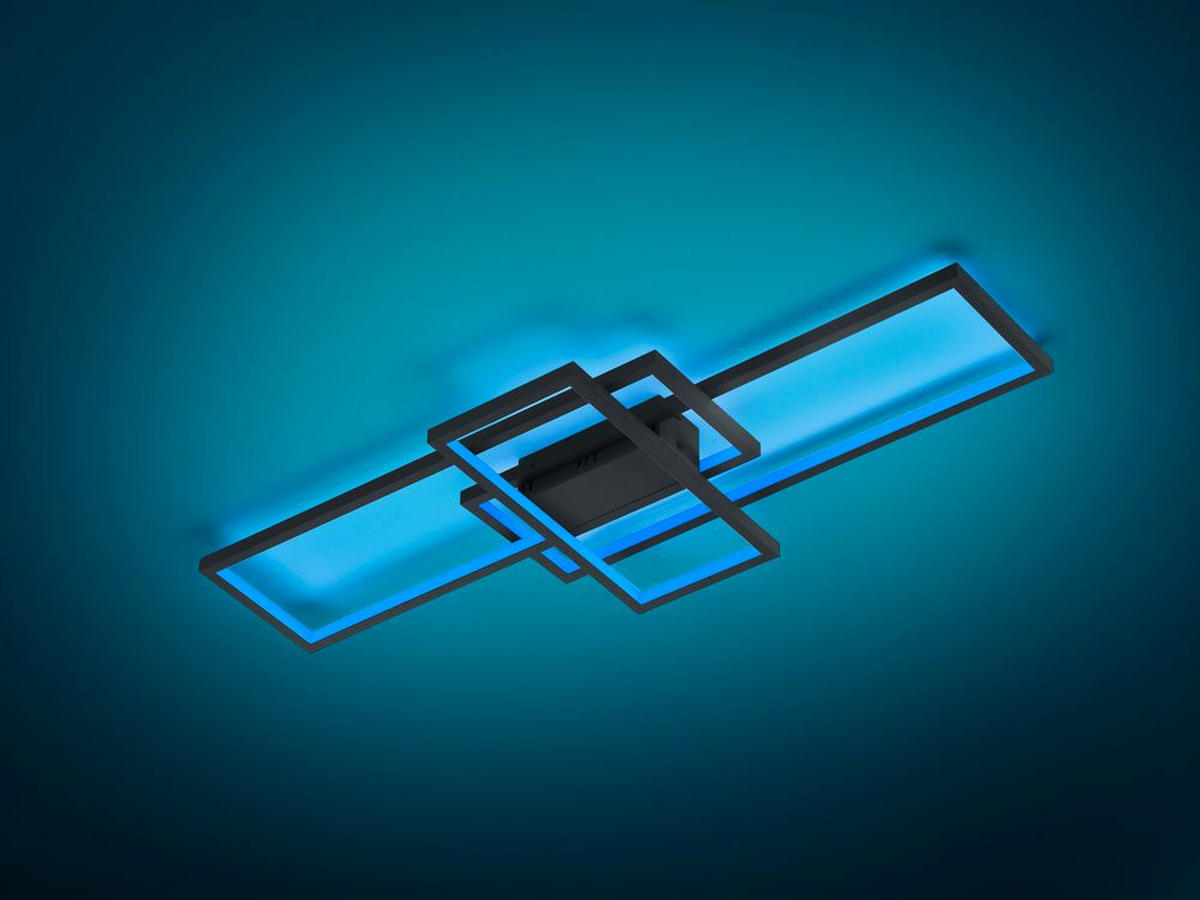 LED-DECKENLEUCHTE Thiago 104/42/8,5 cm  - Anthrazit, Design, Metall (104/42/8,5cm) - Trio Leuchten