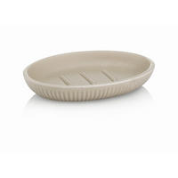 SEIFENSCHALE Keramik  - Grau, Basics, Keramik (13,50/9,50/2,00cm) - Kela
