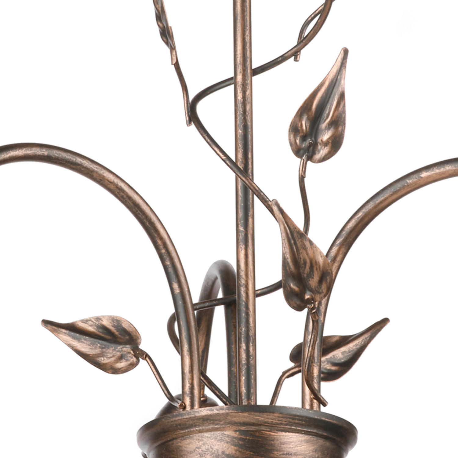 KRONLEUCHTER 55/55/80 cm   - Braun, KONVENTIONELL, Metall (55/55/80cm)
