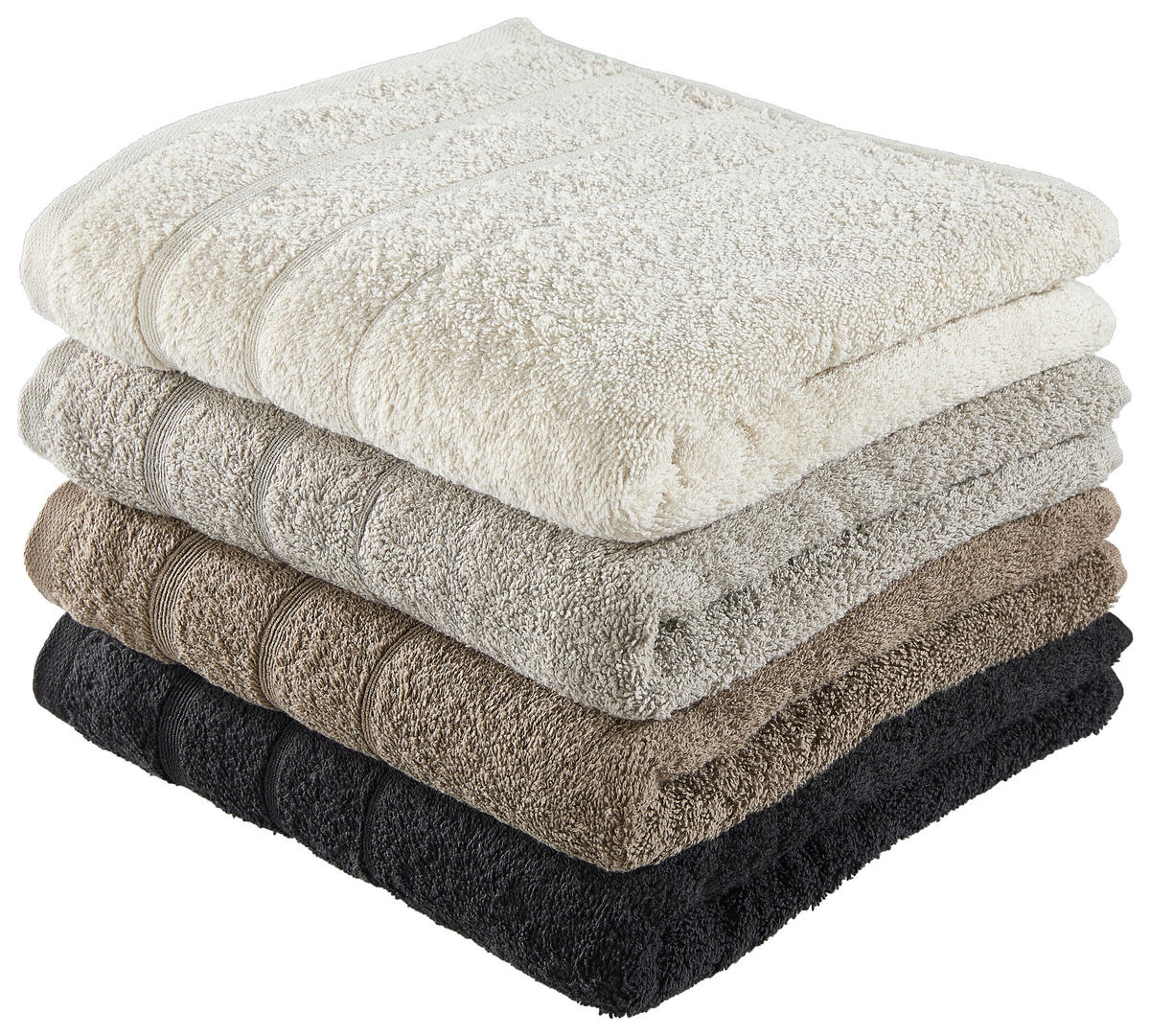 HANDTUCH MAKI Hellgrau  - Hellgrau, Basics, Textil (50/100cm) - Bio:Vio
