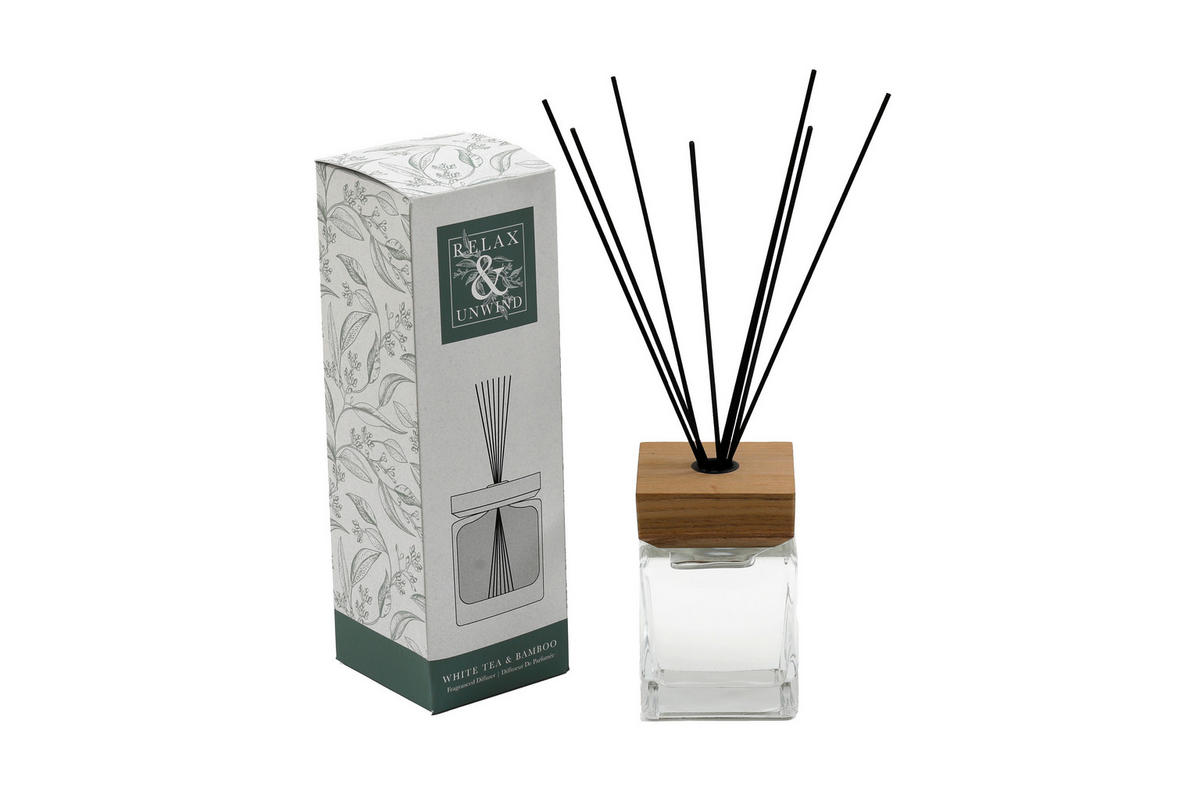 AROMAPÁLCÁK   - többszínű, Basics, Üveg/fa (9.5/13/9.5cm)